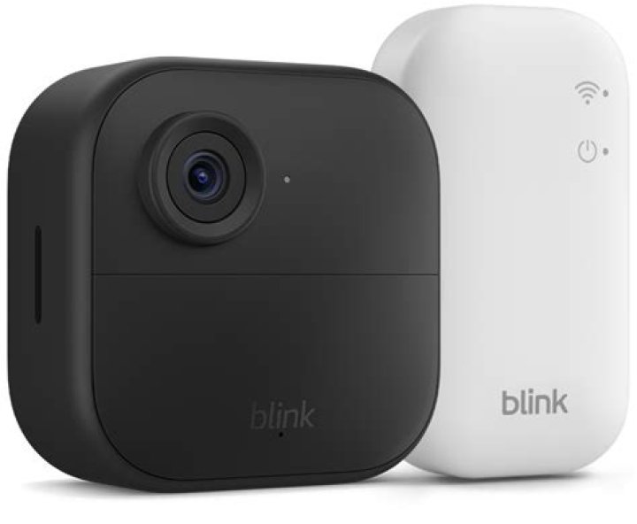 How far away from the house can you put a Blink camera?