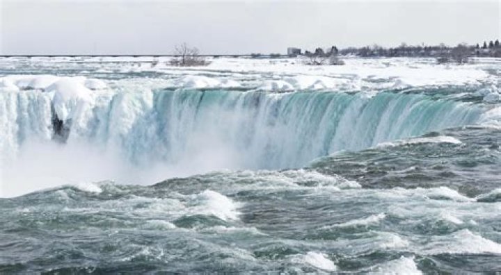 How far back does Niagara Falls erode each year?