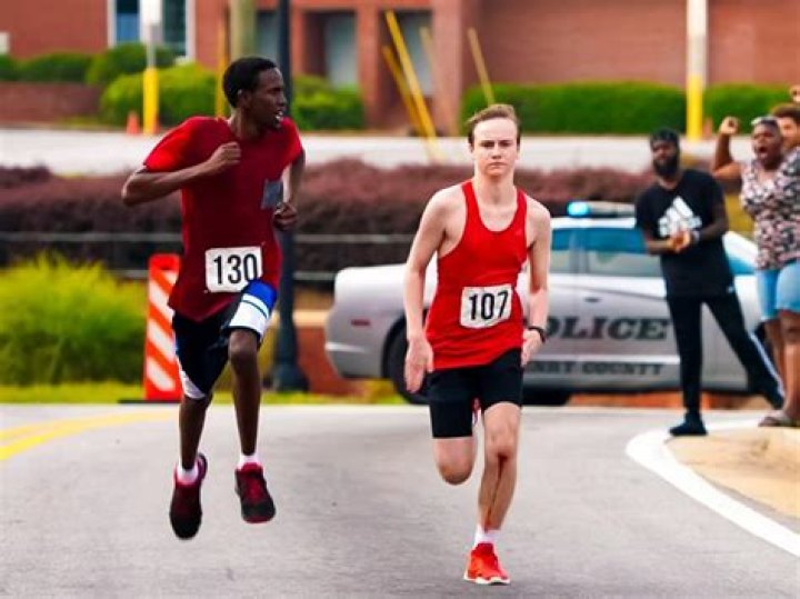 How far did Tyson run?