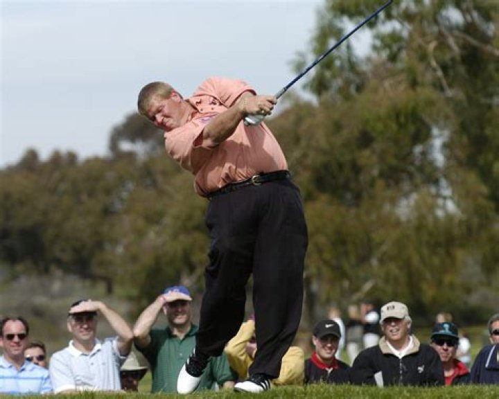 How far does John Daly drive the ball?