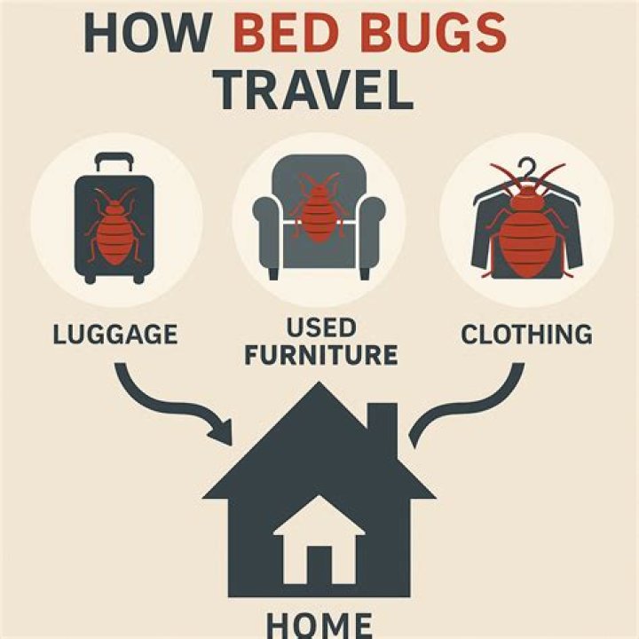 How far will a bed bug travel for food?