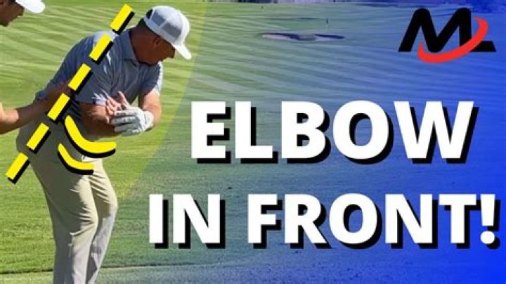 How important is the right elbow in the golf swing?