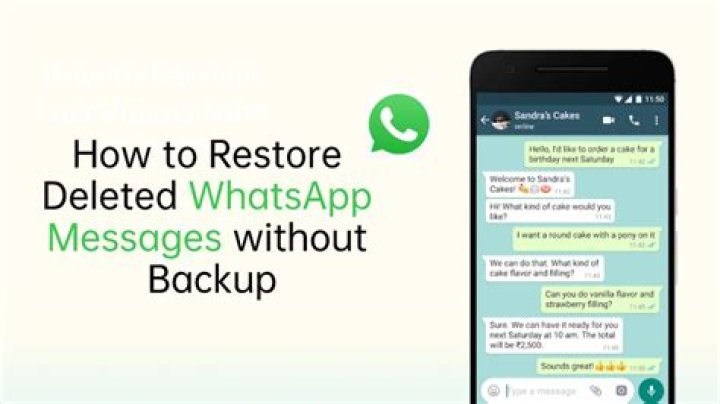 How long are deleted WhatsApp messages stored?
