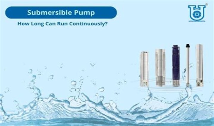 How long can a deep well pump run continuously?