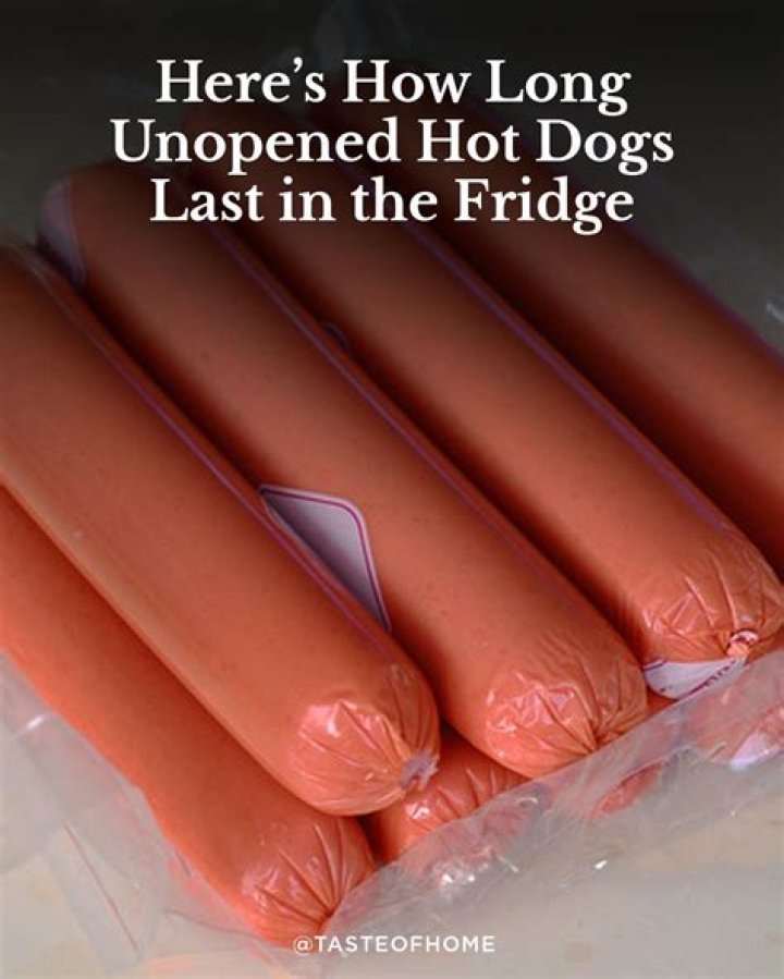 How long can you freeze unopened hot dogs?