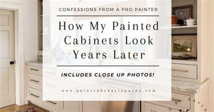 How long do painted cabinets last?