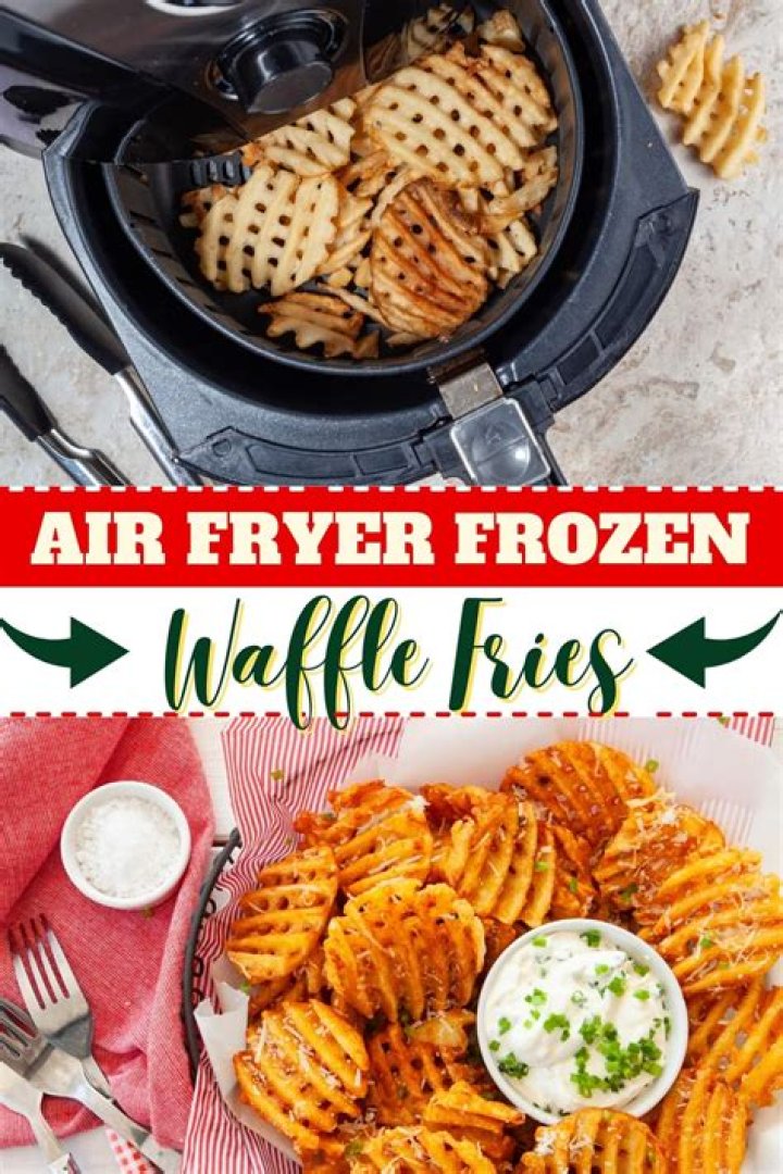 How long do you deep fry frozen waffle fries?