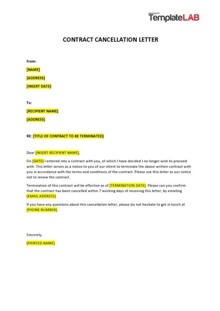 How long do you have to cancel a service contract?