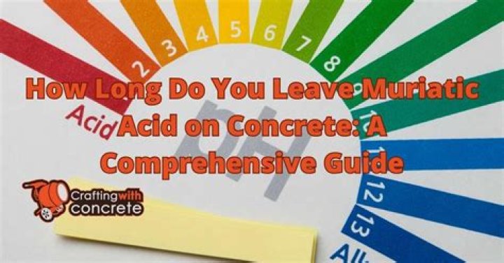 How long do you leave muriatic acid on concrete?