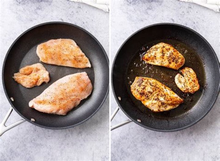 How long do you sear chicken before baking?