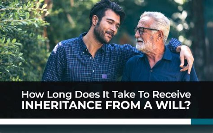 How long does it take to receive inheritance from a will UK?