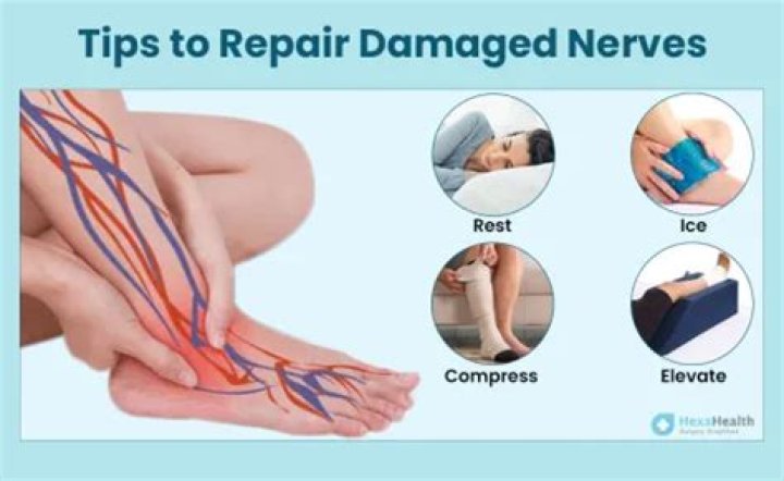How long does nerve damage in feet take to heal?