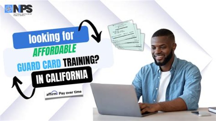 How long is guard card training?