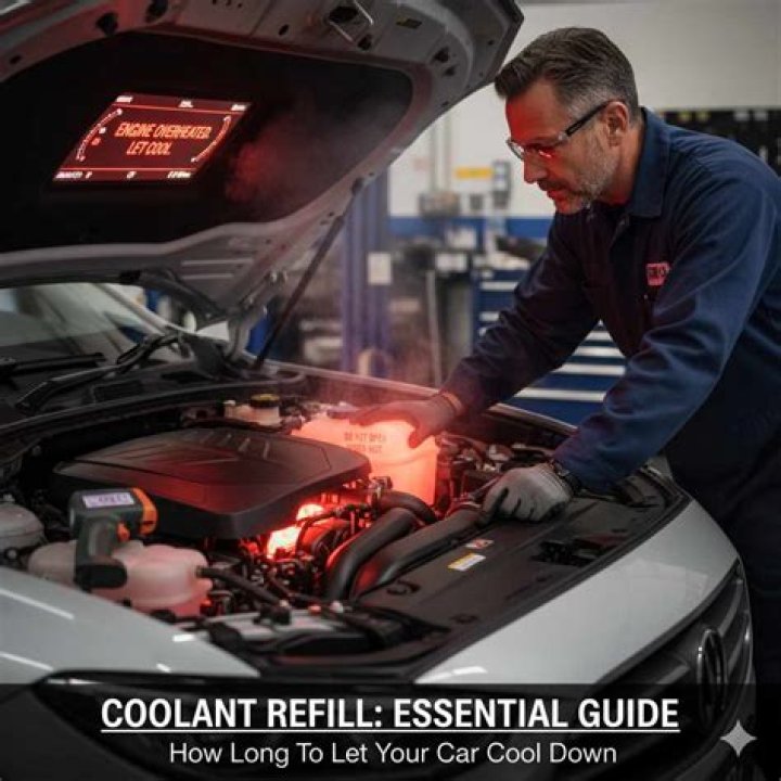 How long should I let my car cool down before adding coolant?