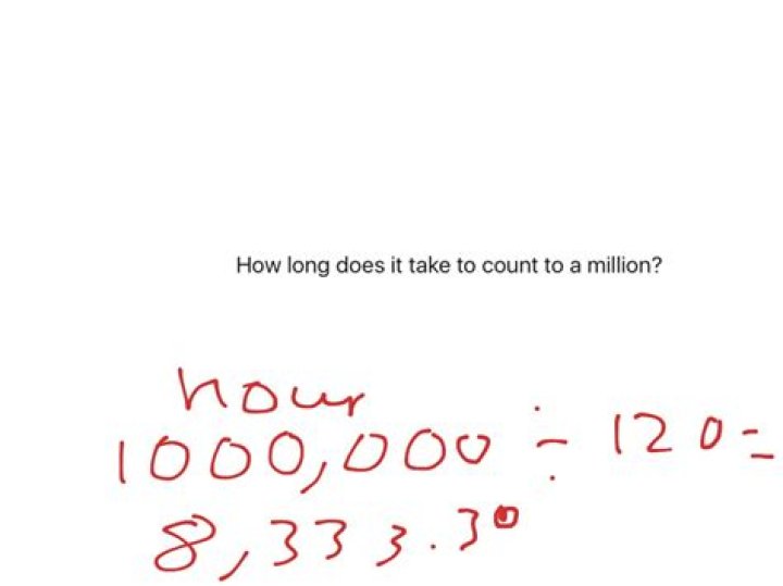How long would it take to go 1 million miles?