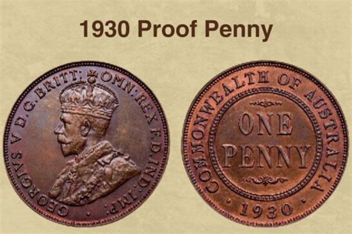 How many 1930 Australian pennies have been found?