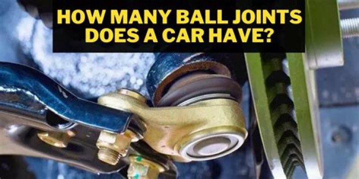 How many ball joints on the front of a truck?