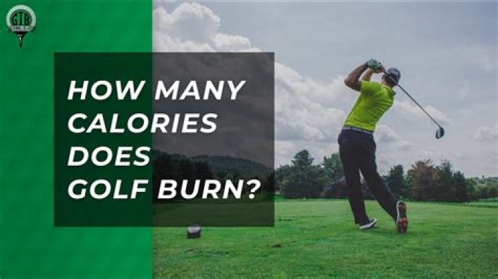 How many calories do you burn Golfing 9 holes with a cart?