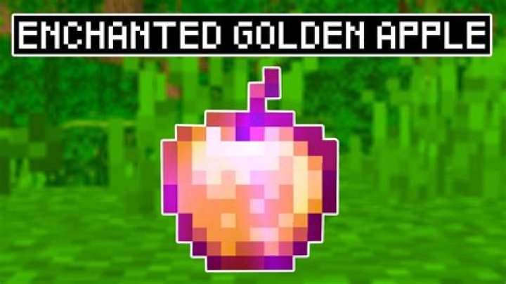 How many enchanted golden apples are there in a Minecraft world?