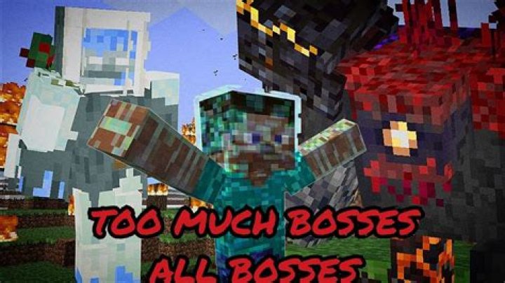 How many mini bosses are in Minecraft?