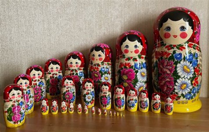 How many Russian dolls are in a set?