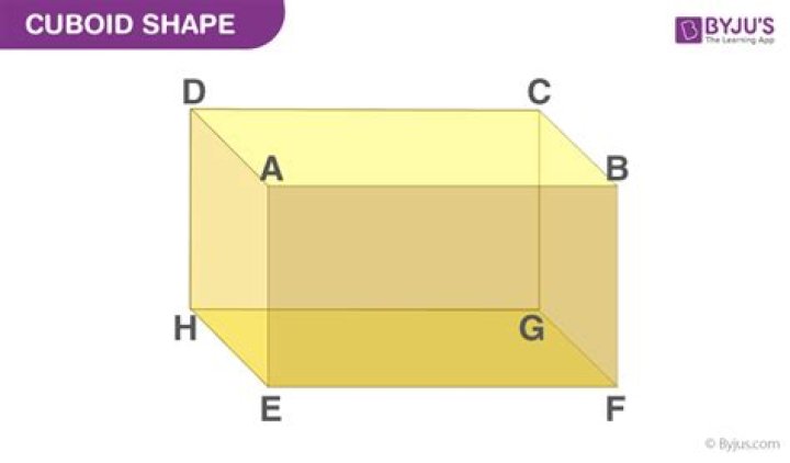 How many sides has a cuboid?