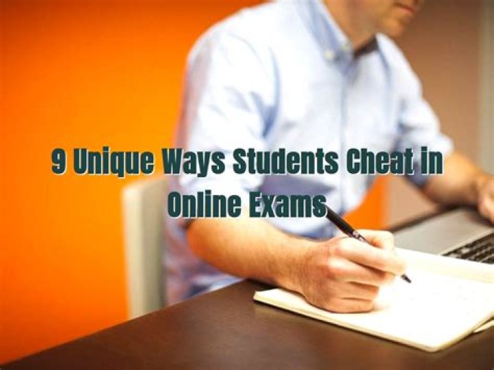 How many students are cheating in online exams?