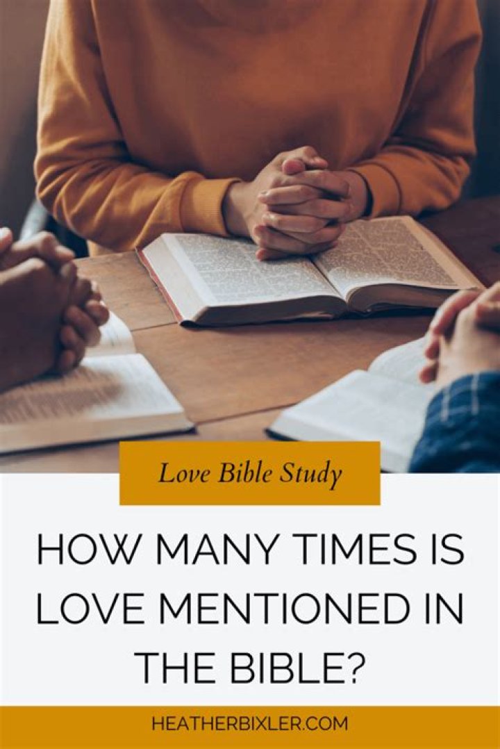 How many times is the heart mentioned in the Bible?