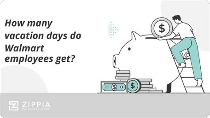 How many vacation days do Walmart employees get?
