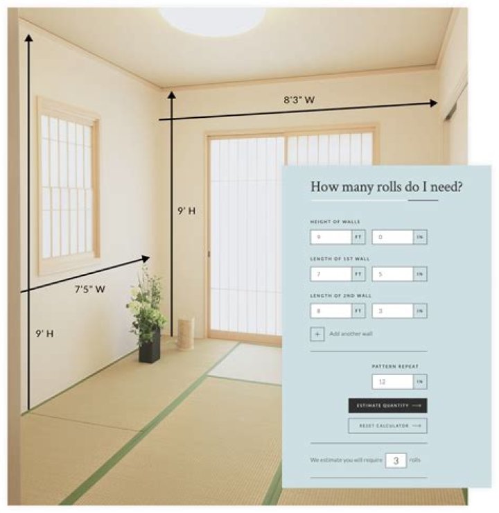 How many wallpaper will be enough for a room?