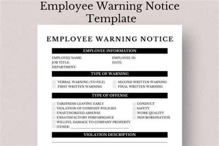 How many warnings do you have to give an employee?