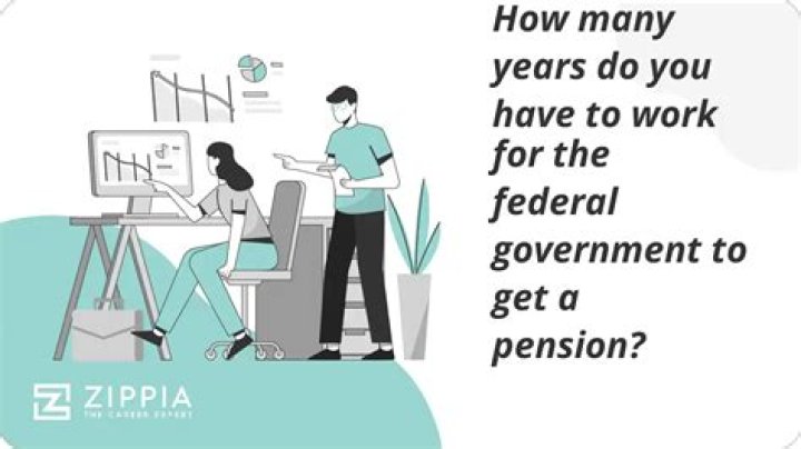 How many years do you have to work to get a pension?
