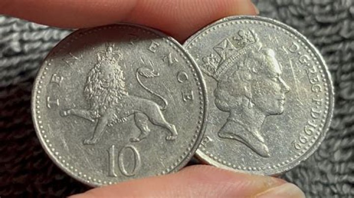 How much are 10p coins worth?
