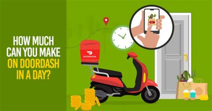 How much can DoorDash make in a day?