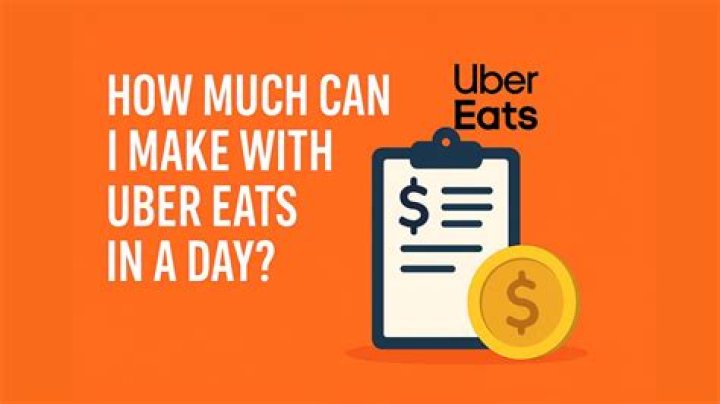 How much can I make with Uber Eats?
