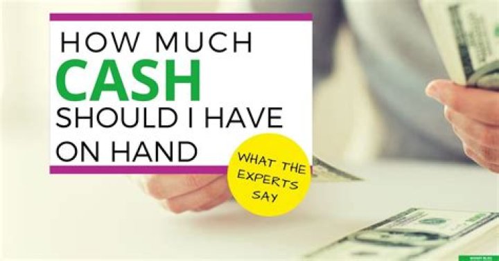 How much cash should I have in the bank in retirement?