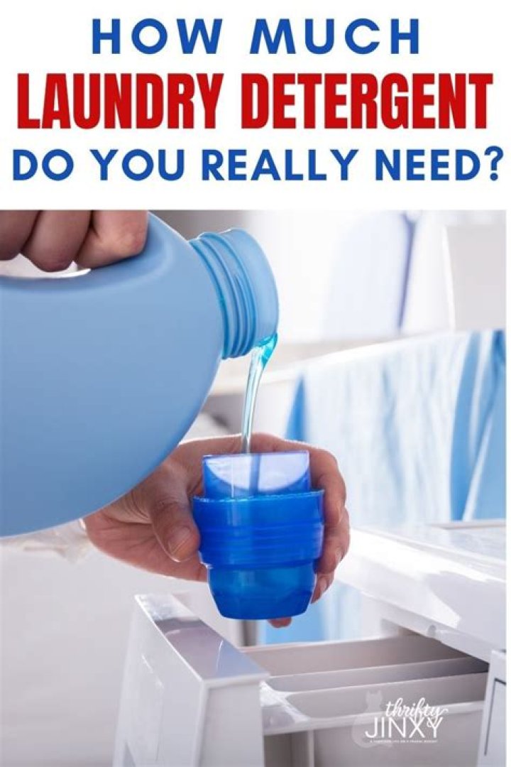 How much detergent do you really need?