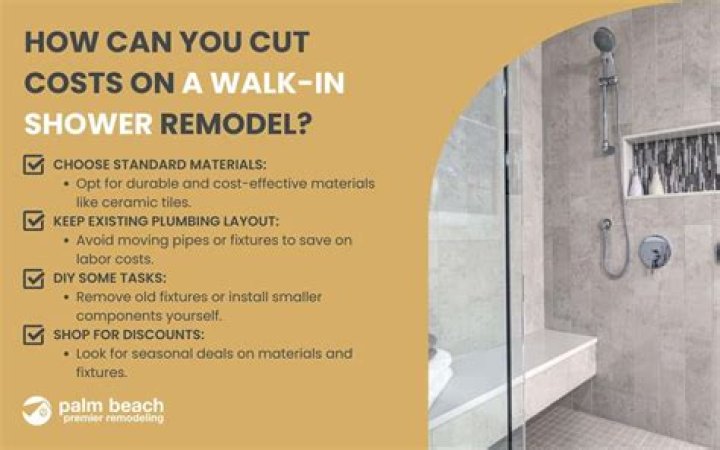 How much does a walk in tiled shower cost?