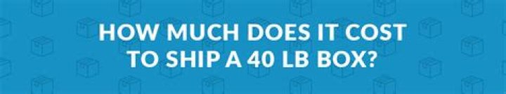 How much does it cost to ship a 70 lb package?