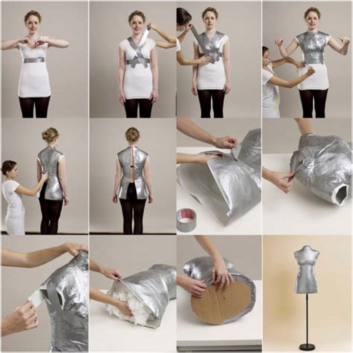 How much duct tape do you need to make a mannequin?