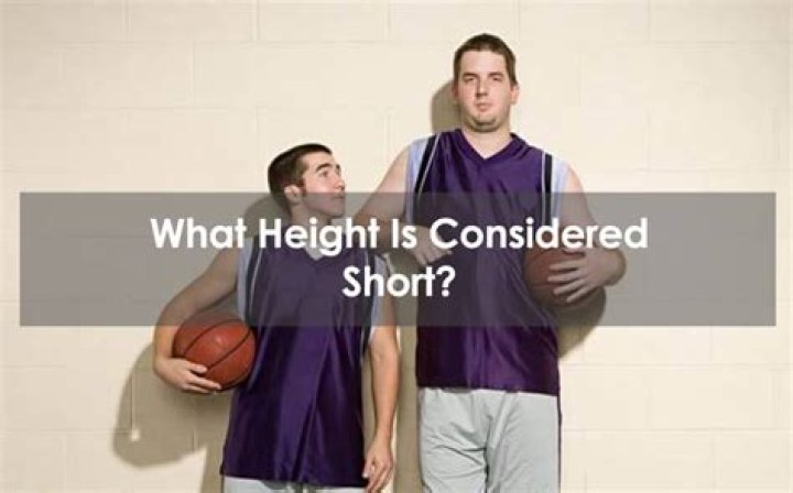 How much height is considered short for a man?