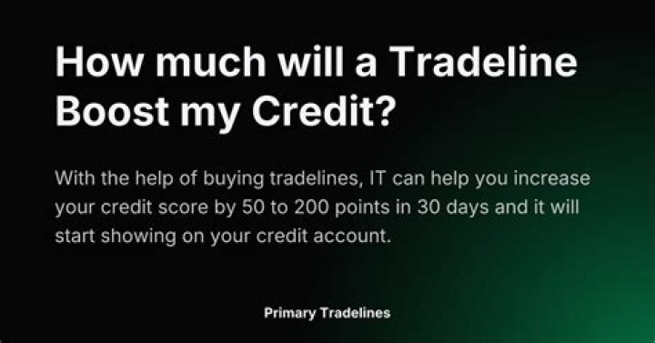 How much will a tradeline boost my credit?