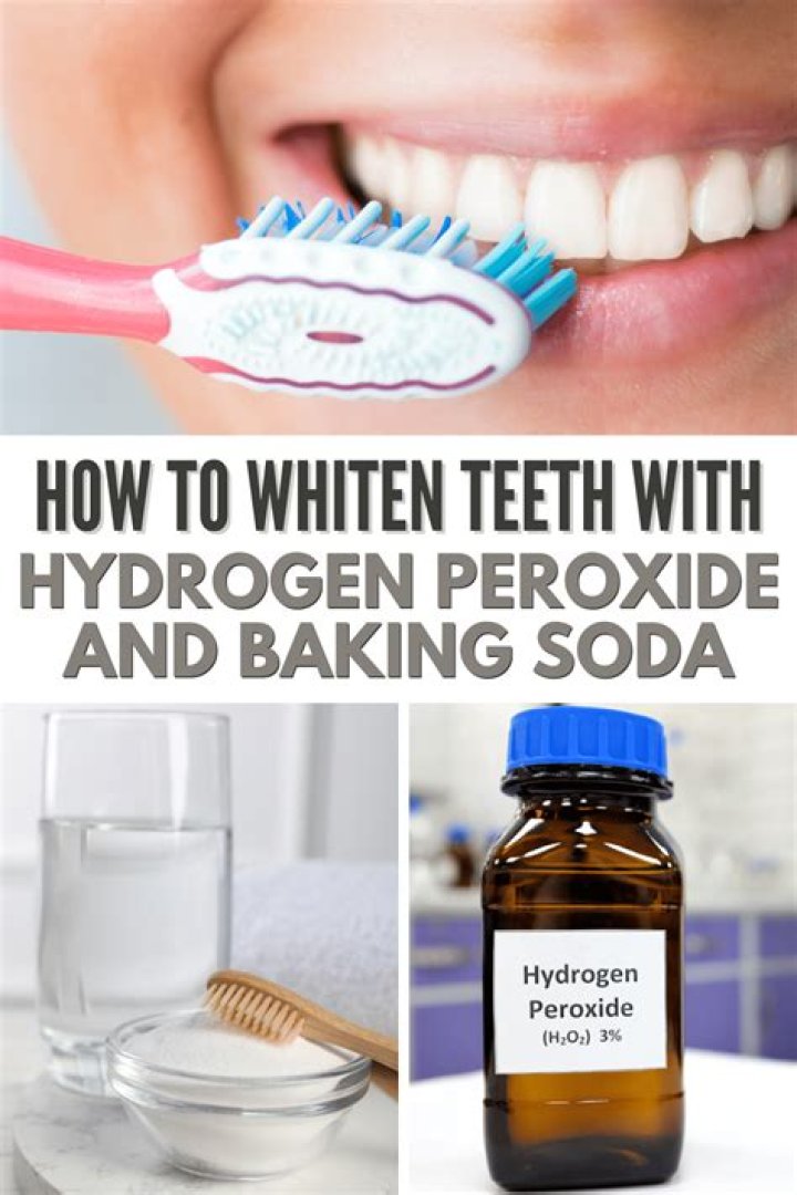 How often can I use baking soda and hydrogen peroxide on my teeth?