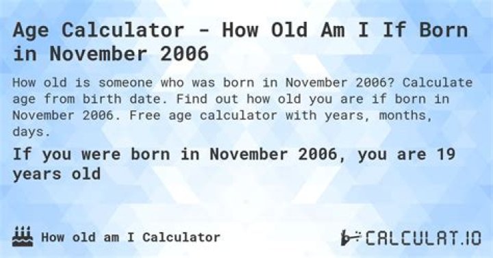 How old are you if your born in 2011?