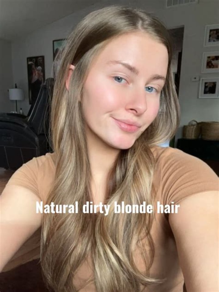 How rare is natural dirty blonde hair?