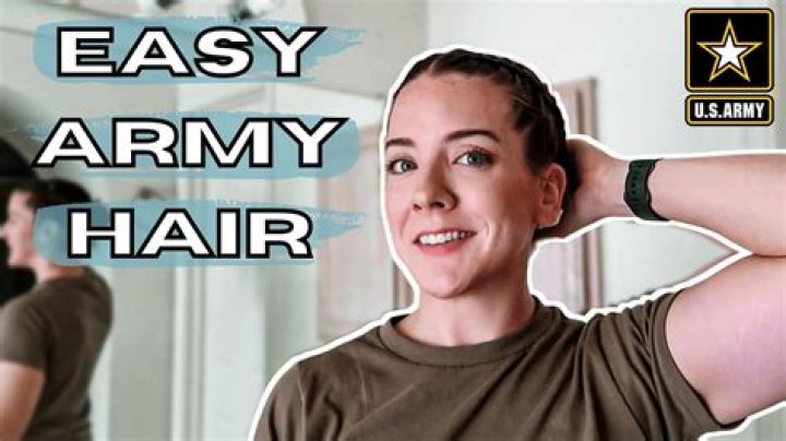 How short can a female's hair be in the Army?