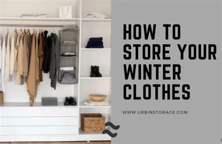 How should you store winter clothes?