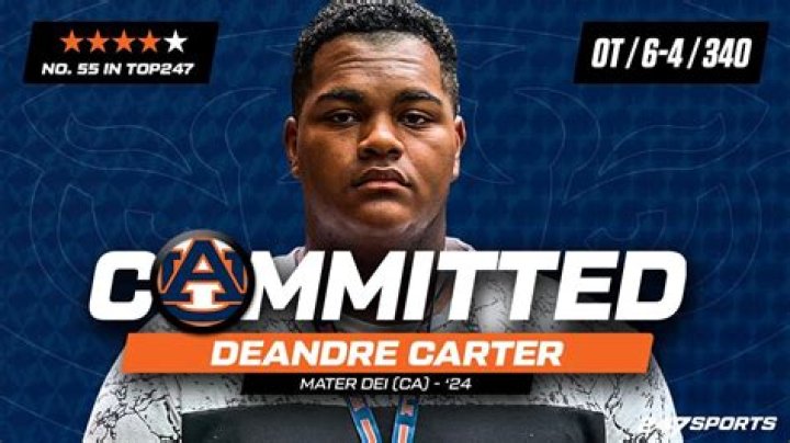 How tall is Deandre Carter?