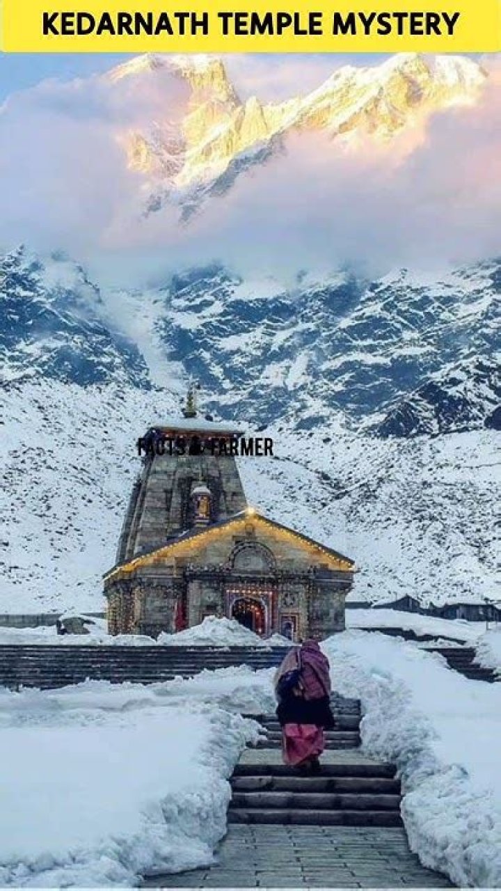 How was Kedarnath temple built?