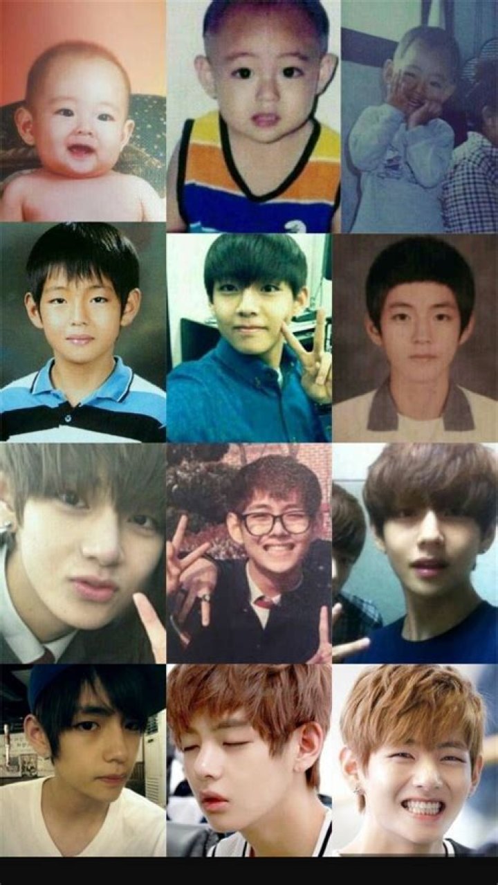 How was Taehyung childhood?